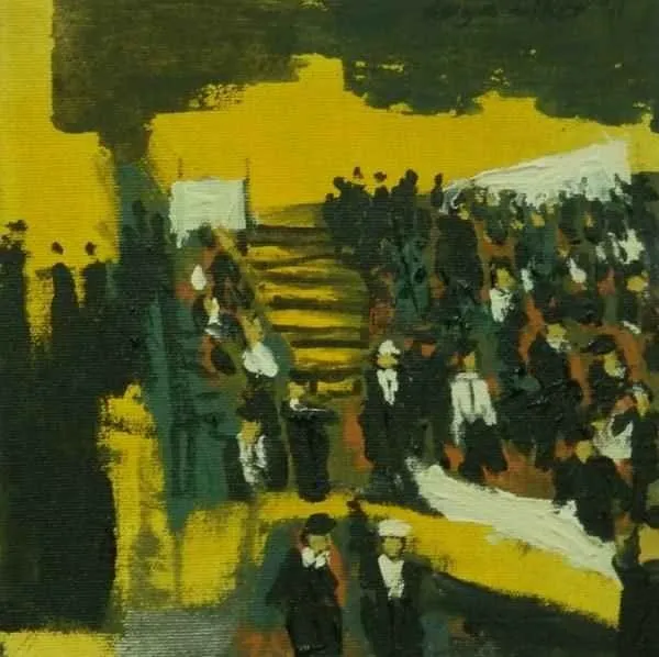 "isimsiz" eseri DERYA ÜLKER tarafından 20x20 cm ölçülerinde yapılmıştır.