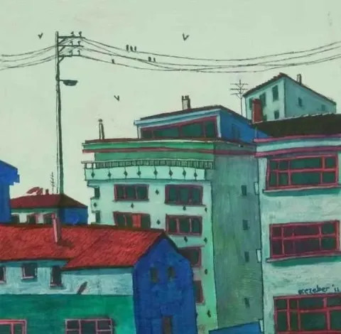 "isimsiz" eseri ECE ZEBER tarafından 20x20 cm ölçülerinde yapılmıştır.
