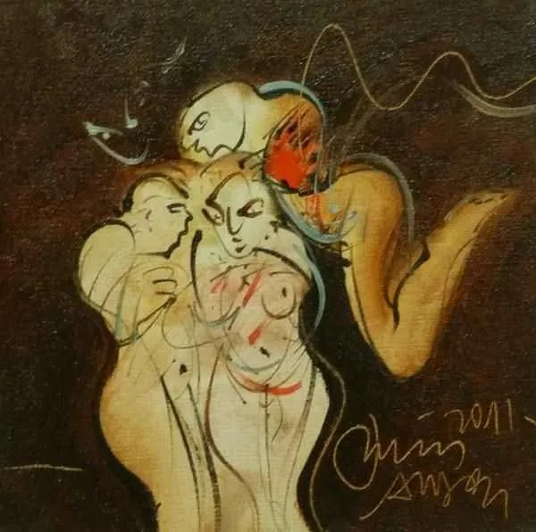"isimsiz" eseri ENİS AKTAŞ tarafından 20x20 cm ölçülerinde yapılmıştır.