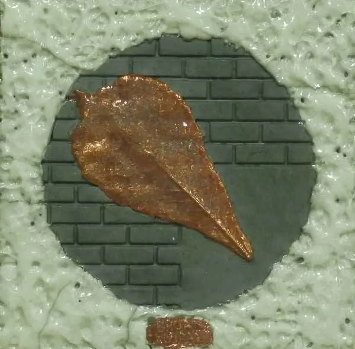 "isimsiz" eseri ERCAN DURAL tarafından 20x20 cm ölçülerinde yapılmıştır.