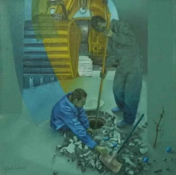 yakınlaştır "isimsiz" eseri EVREN OĞUZBALABAN tarafından 20x20 cm ölçülerinde yapılmıştır.