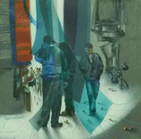 EVREN OĞUZBALABAN — “isimsiz” "isimsiz" eseri EVREN OĞUZBALABAN tarafından 20x20 cm ölçülerinde yapılmıştır.