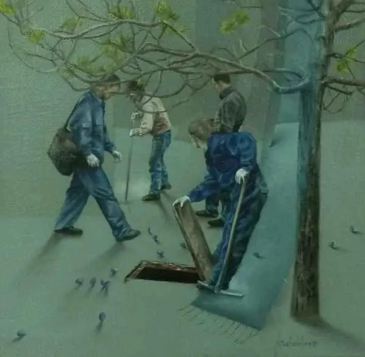 "isimsiz" eseri EVREN OĞUZBALABAN tarafından 20x20 cm ölçülerinde yapılmıştır.