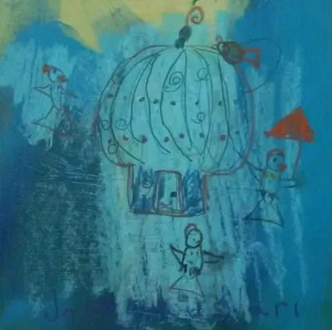 EYLÜL ESMER — “isimsiz” "isimsiz" eseri EYLÜL ESMER tarafından 20x20 cm ölçülerinde yapılmıştır.