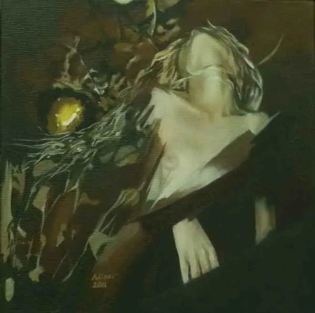 "isimsiz" eseri ALİ ÖZER tarafından 20x20 cm ölçülerinde yapılmıştır.