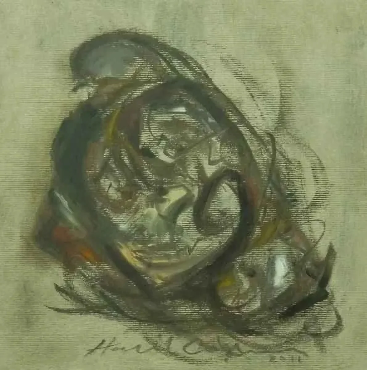 "isimsiz" eseri HALİL COŞKUN tarafından 20x20 cm ölçülerinde yapılmıştır.