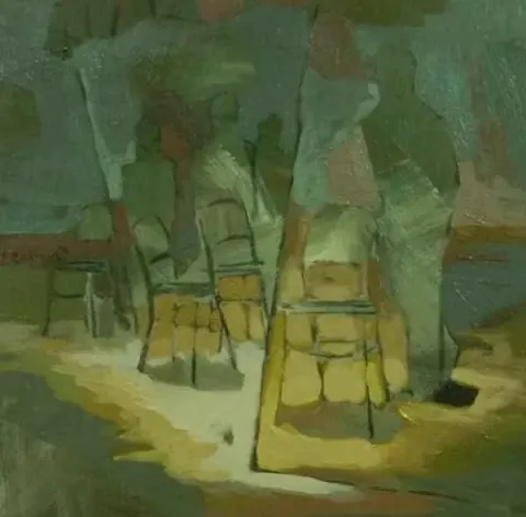 "isimsiz" eseri KORAY ÇAKMAK tarafından 20x20 cm ölçülerinde yapılmıştır.