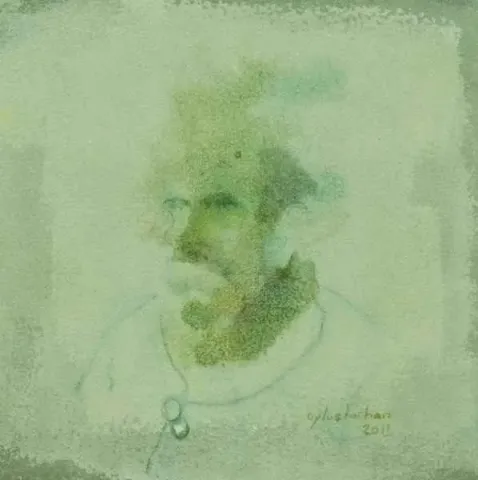 "isimsiz" eseri LEVENT OYLUÇTARHAN tarafından 20x20 cm ölçülerinde yapılmıştır.
