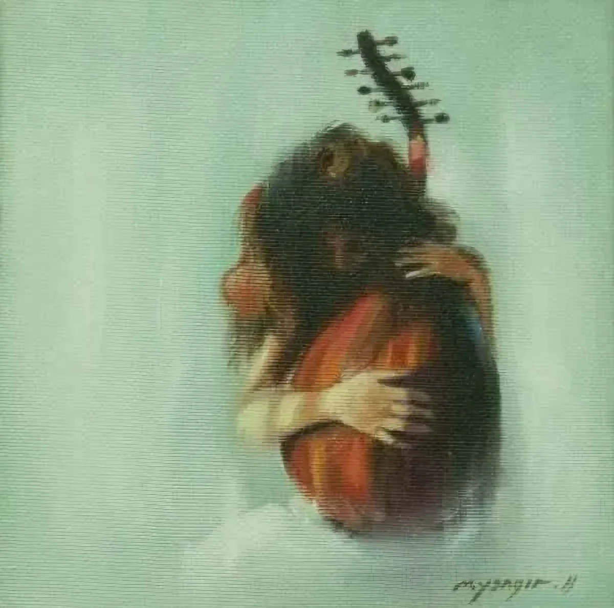 "isimsiz" eseri MEHMET YANGIR tarafından 20x20 cm ölçülerinde yapılmıştır.