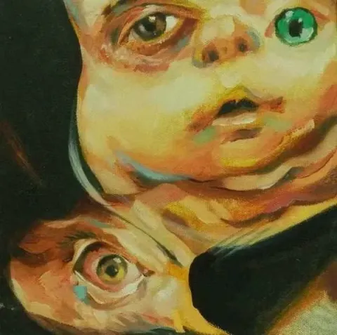 "isimsiz" eseri MERT YAVAŞÇA tarafından 20x20 cm ölçülerinde yapılmıştır.