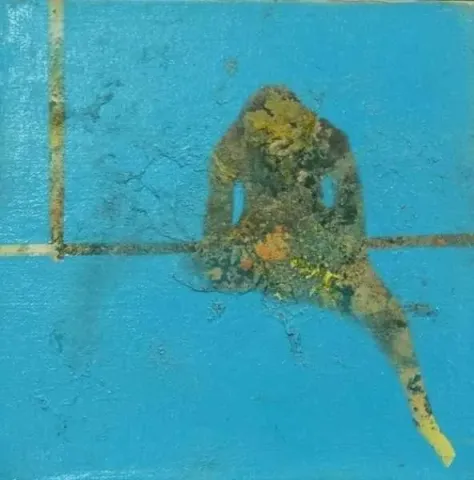 "isimsiz" eseri ARDA SELİM tarafından 20x20 cm ölçülerinde yapılmıştır.