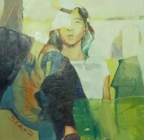 "isimsiz" eseri SELDA EREN tarafından 20x20 cm ölçülerinde yapılmıştır.