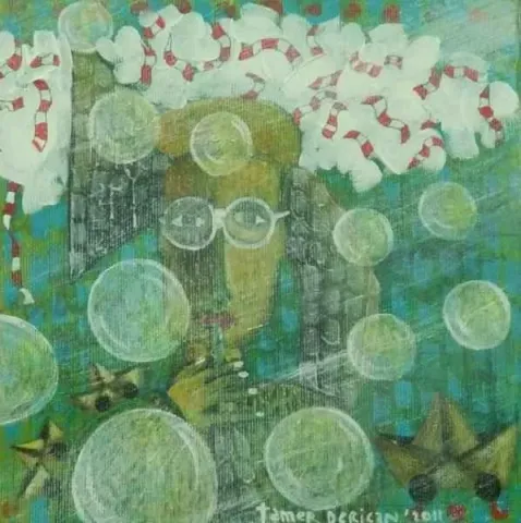 TAMER DERİCAN — “isimsiz” "isimsiz" eseri TAMER DERİCAN tarafından 20x20 cm ölçülerinde yapılmıştır.