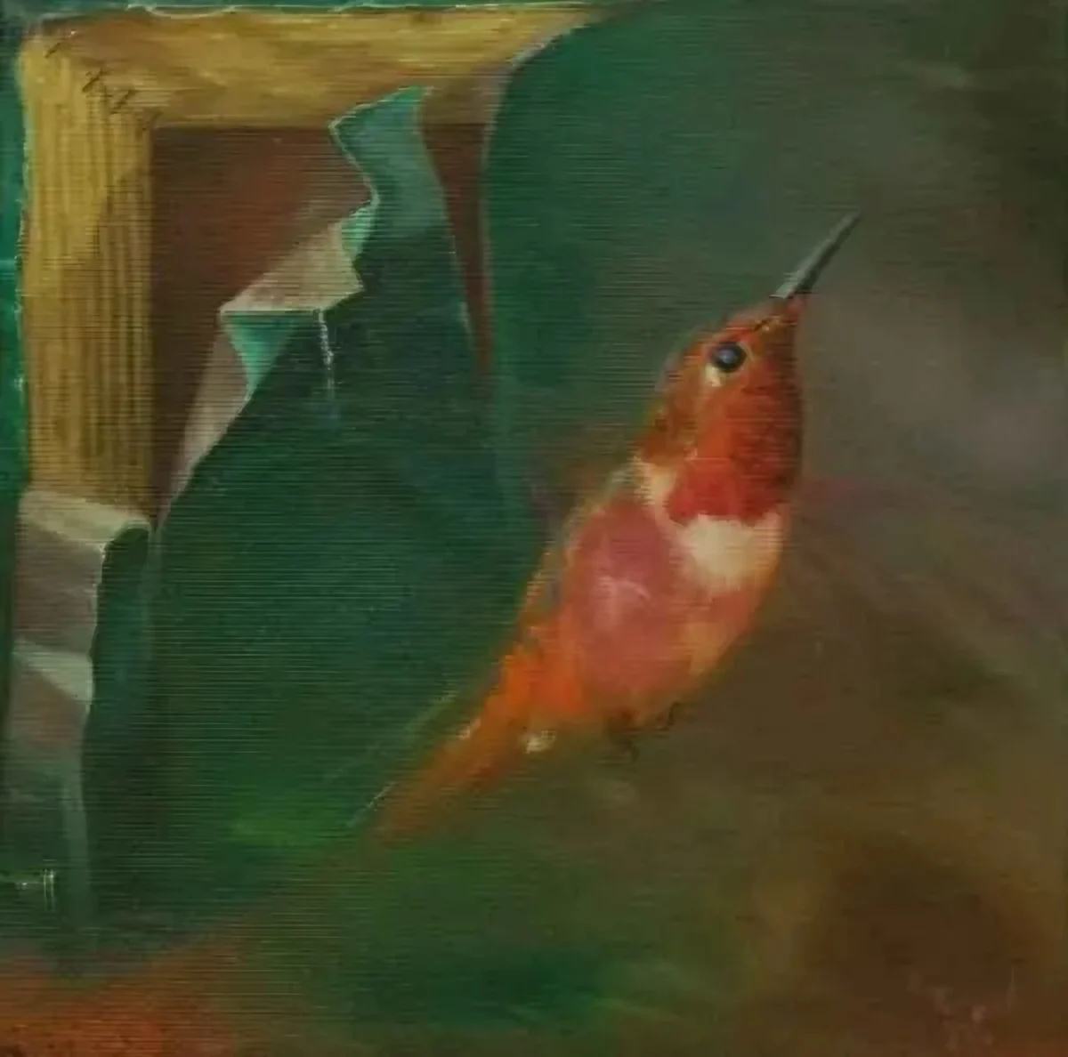 "isimsiz" eseri TURGUT AKARSU tarafından 20x20 cm ölçülerinde yapılmıştır.