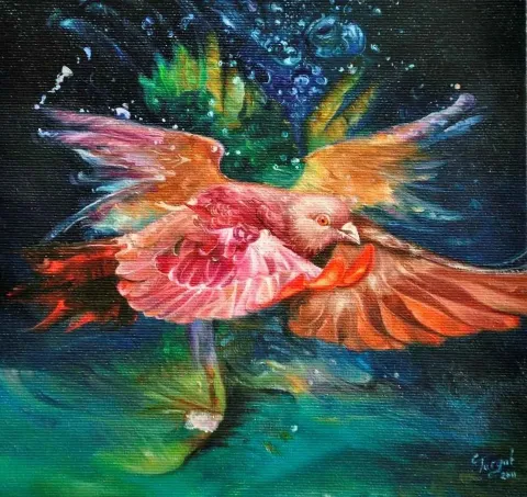 TURGUT AKARSU — “isimsiz” "isimsiz" eseri TURGUT AKARSU tarafından 20x20 cm ölçülerinde yapılmıştır.