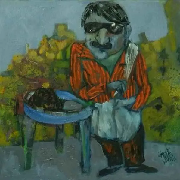 "isimsiz" eseri ÜMİT YİĞİT tarafından 20x20 cm ölçülerinde yapılmıştır.