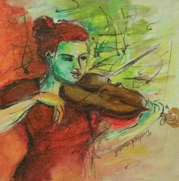 "isimsiz" eseri YASEMİN KALYONCU tarafından 20x20 cm ölçülerinde yapılmıştır.
