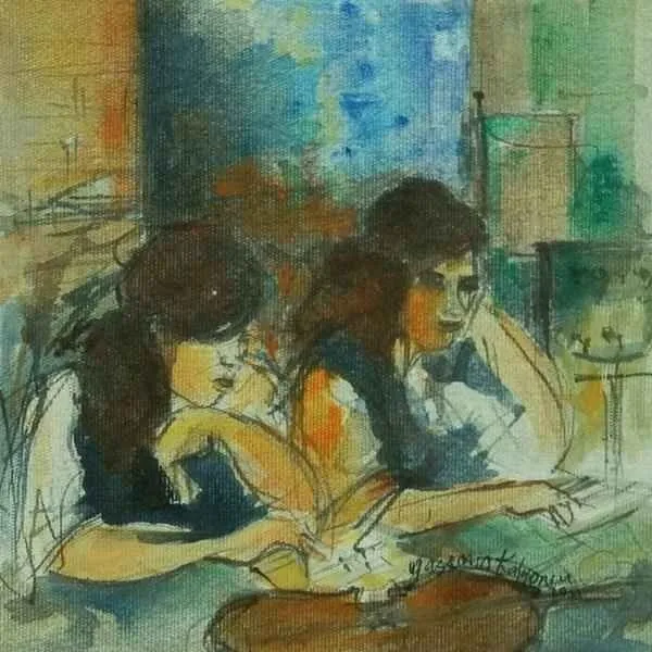 "isimsiz" eseri YASEMİN KALYONCU tarafından 20x20 cm ölçülerinde yapılmıştır.