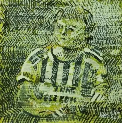 AYHAN ÇETİN — “isimsiz” "isimsiz" eseri AYHAN ÇETİN tarafından 20x20 cm ölçülerinde yapılmıştır.