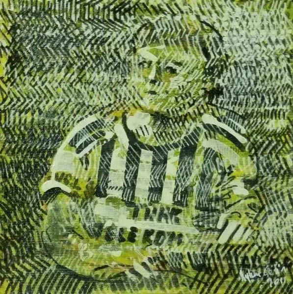 "isimsiz" eseri AYHAN ÇETİN tarafından 20x20 cm ölçülerinde yapılmıştır.