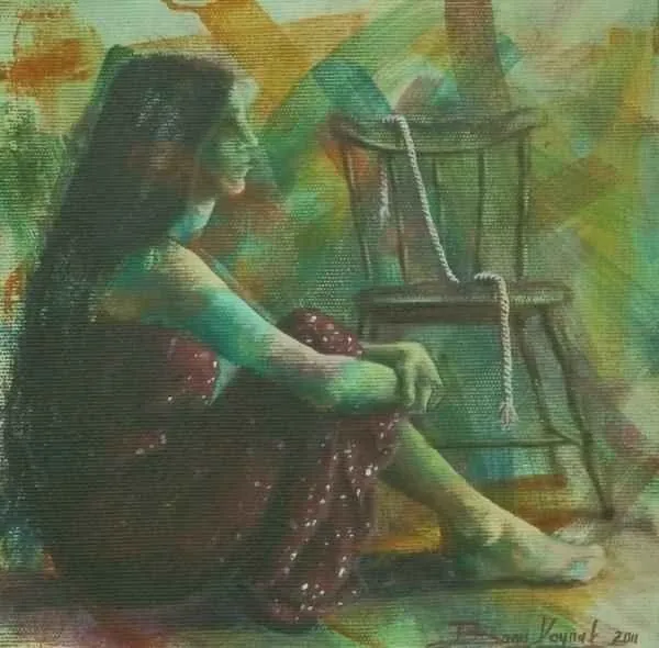 "isimsiz" eseri BANU KAYNAK tarafından 20x20 cm ölçülerinde yapılmıştır.