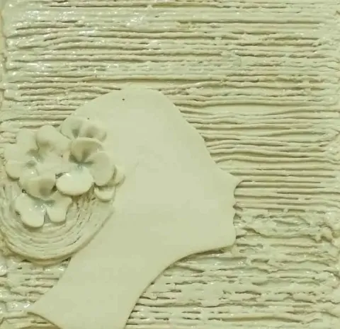 "isimsiz" eseri BETÜL DEMİR tarafından 20x20 cm ölçülerinde yapılmıştır.
