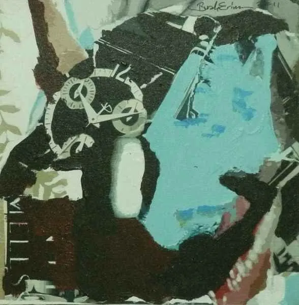 "isimsiz" eseri BURAK ERİM tarafından 20x20 cm ölçülerinde yapılmıştır.