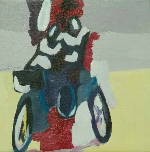 "isimsiz" eseri BURAK ERİM tarafından 20x20 cm ölçülerinde yapılmıştır.