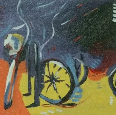 "isimsiz" eseri BURAK ERİM tarafından 20x20 cm ölçülerinde yapılmıştır.