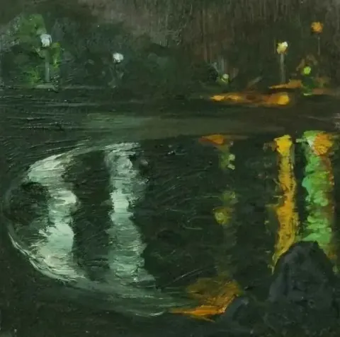 CENK BEYHAN — “isimsiz” "isimsiz" eseri CENK BEYHAN tarafından 20x20 cm ölçülerinde yapılmıştır.