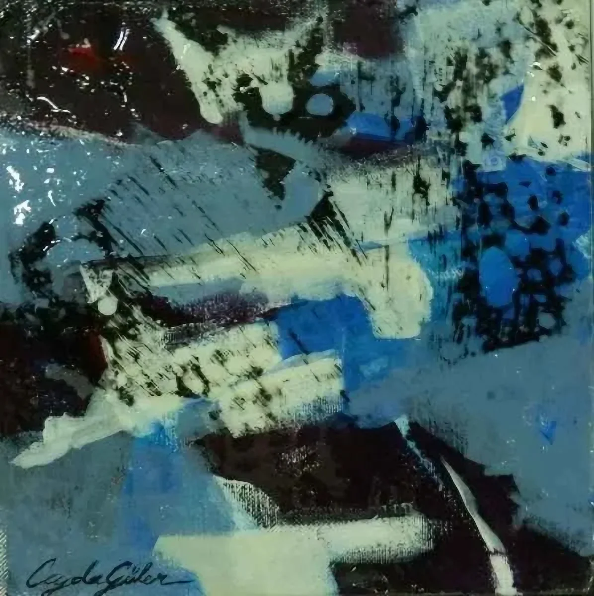 "isimsiz" eseri CEYDA GÜLER tarafından 20x20 cm ölçülerinde yapılmıştır.