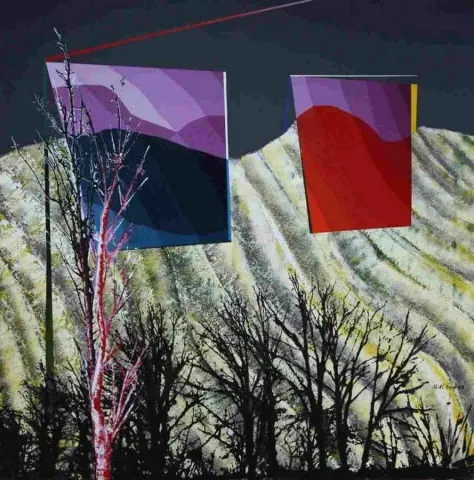 "isimsiz" eseri MEHMET ALİ DOĞAN tarafından 2011 yılında 125x125 cm ölçülerinde Tuval üzeri akrilik boya tekniği ile yapılmıştır.