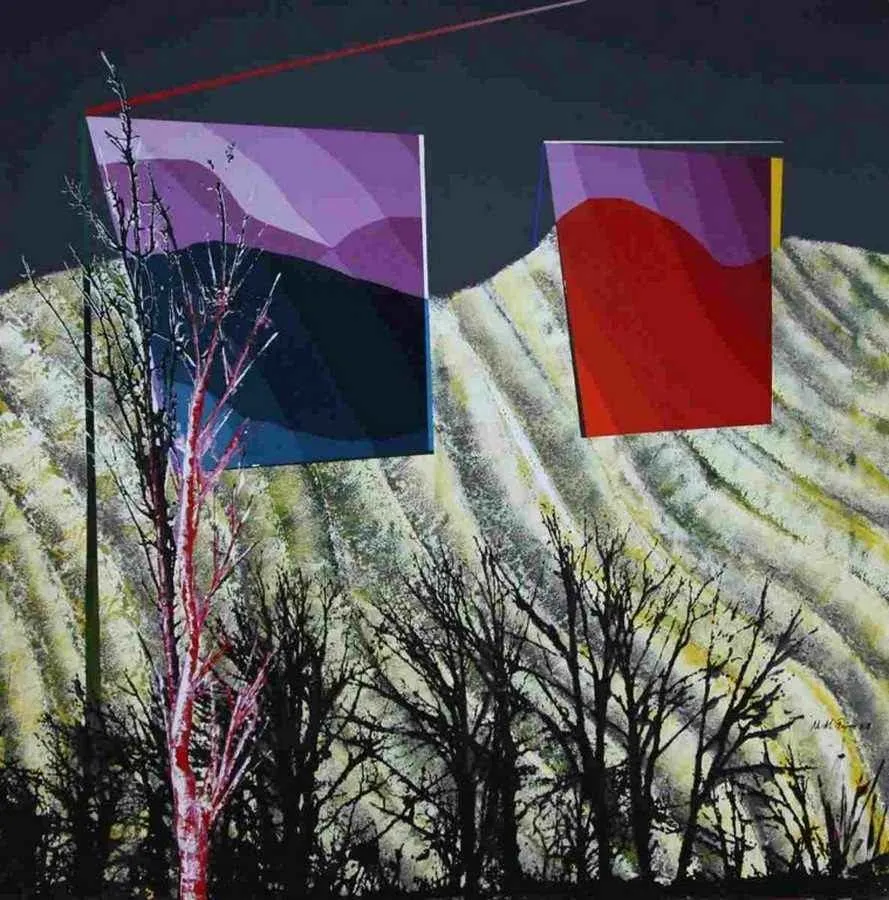 MEHMET ALİ DOĞAN — “isimsiz”, 2011 "isimsiz" eseri MEHMET ALİ DOĞAN tarafından 2011 yılında 125x125 cm ölçülerinde Tuval üzeri akrilik boya tekniği ile yapılmıştır.