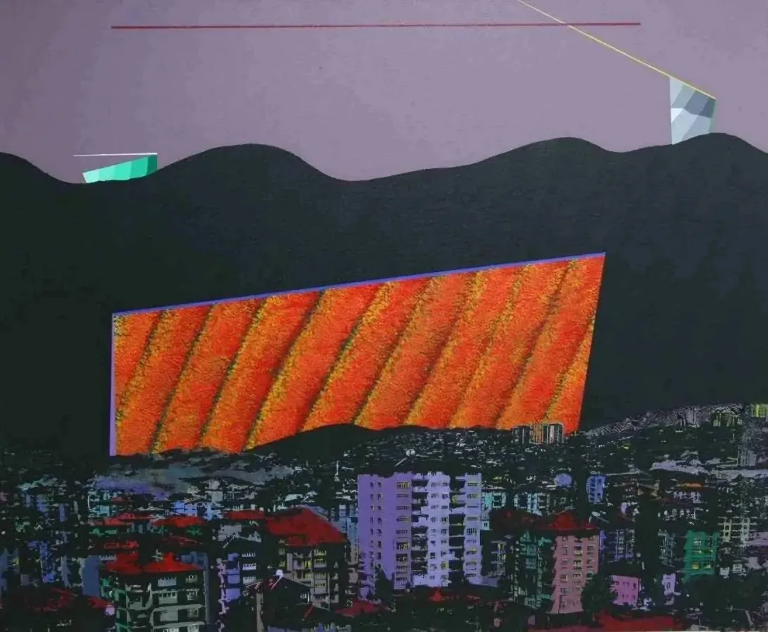 "isimsiz" eseri MEHMET ALİ DOĞAN tarafından 2011 yılında 100x120 cm ölçülerinde Tuval üzeri akrilik boya tekniği ile yapılmıştır.