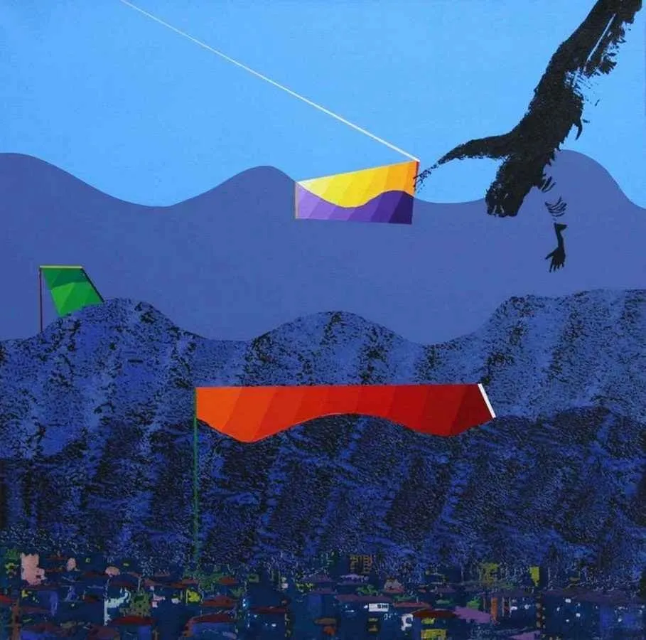 yakınlaştır "isimsiz" eseri MEHMET ALİ DOĞAN tarafından 2011 yılında 65x65 cm ölçülerinde Tuval üzeri akrilik boya tekniği ile yapılmıştır.