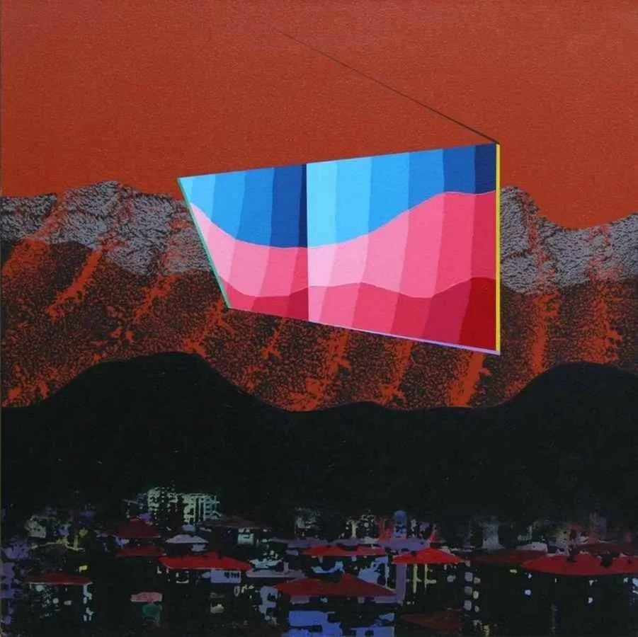"isimsiz" eseri MEHMET ALİ DOĞAN tarafından 2011 yılında 65x65 cm ölçülerinde Tuval üzeri akrilik boya tekniği ile yapılmıştır.