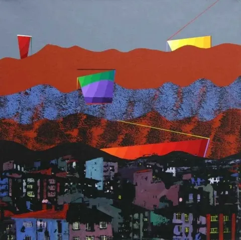 MEHMET ALİ DOĞAN — “isimsiz”, 2011 "isimsiz" eseri MEHMET ALİ DOĞAN tarafından 2011 yılında 65x65 cm ölçülerinde Tuval üzeri akrilik boya tekniği ile yapılmıştır.
