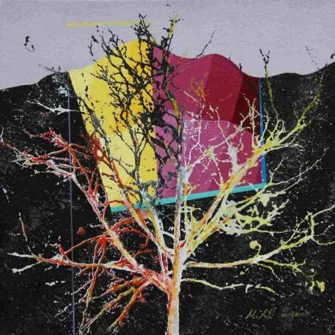 "isimsiz" eseri MEHMET ALİ DOĞAN tarafından 2011 yılında 30x30 cm ölçülerinde Tuval üzeri akrilik boya tekniği ile yapılmıştır.