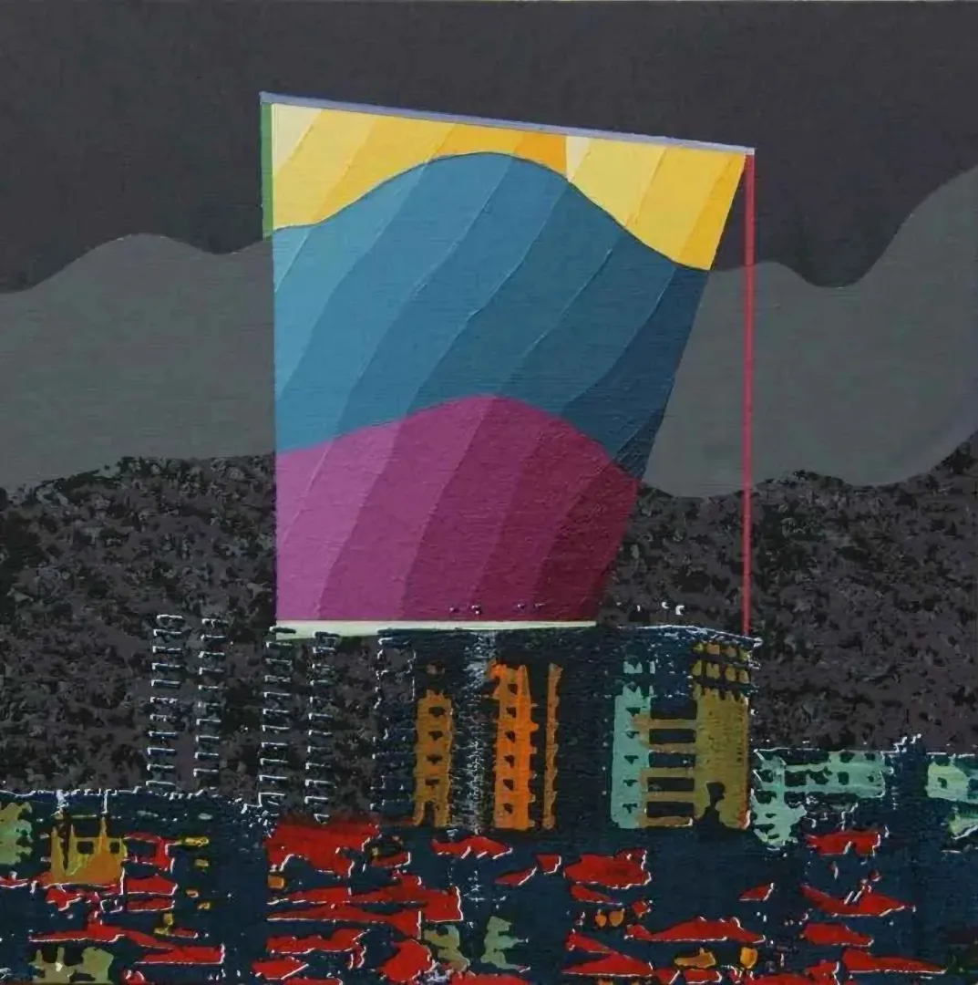 "isimsiz" eseri MEHMET ALİ DOĞAN tarafından 2010 yılında 20x20 cm ölçülerinde Tuval üzeri akrilik boya tekniği ile yapılmıştır.