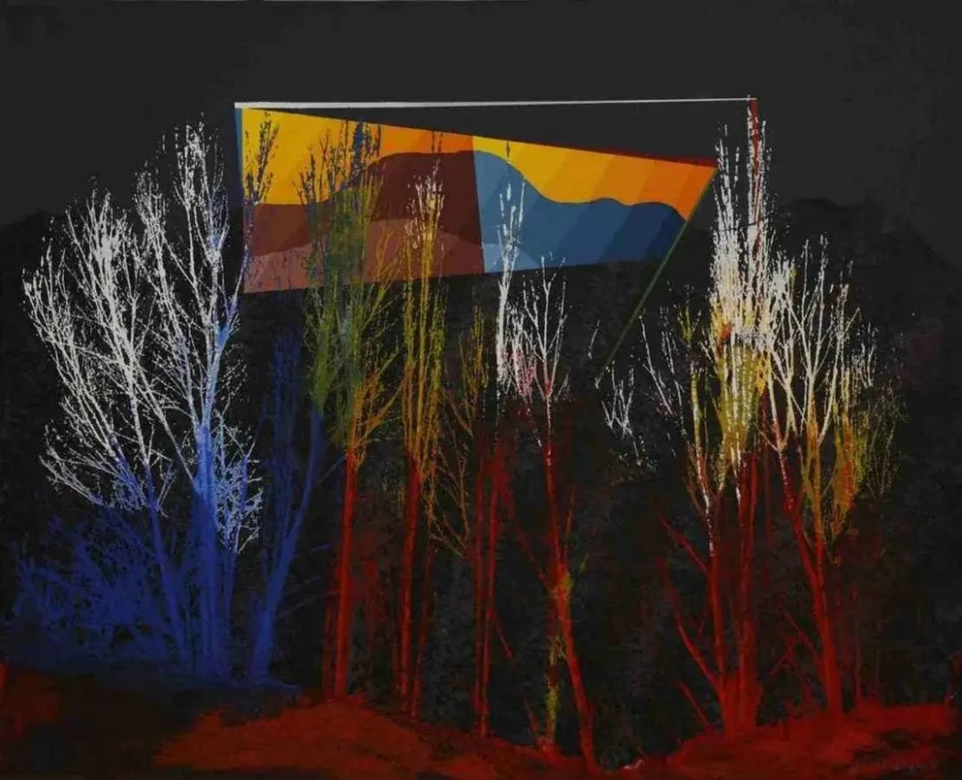 "isimsiz" eseri MEHMET ALİ DOĞAN tarafından 2011 yılında 65x80 cm ölçülerinde Tuval üzeri akrilik boya tekniği ile yapılmıştır.