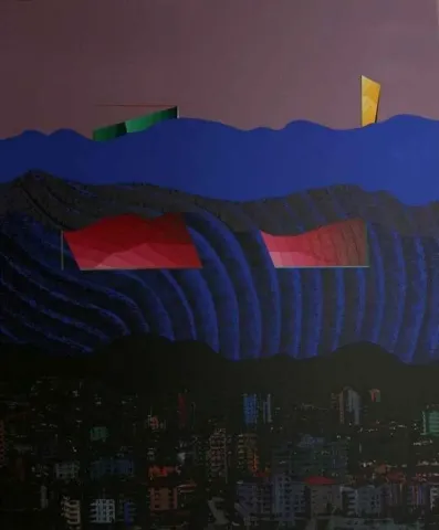 MEHMET ALİ DOĞAN — “isimsiz”, 2011 "isimsiz" eseri MEHMET ALİ DOĞAN tarafından 2011 yılında 200x165 cm ölçülerinde Tuval üzeri akrilik boya tekniği ile yapılmıştır.