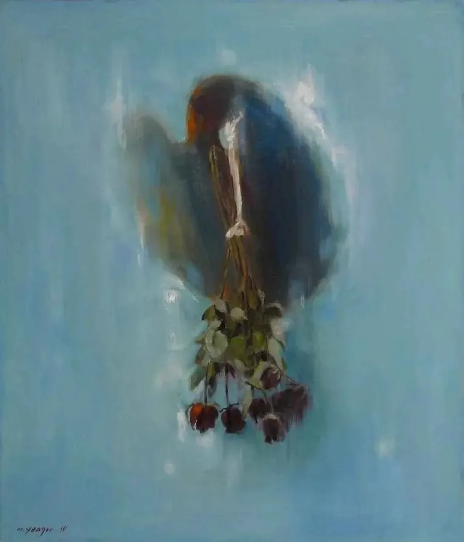 "İzler" eseri MEHMET YANGIR tarafından 2010 yılında 70x60 cm ölçülerinde Tuval üzeri yağlı boya tekniği ile yapılmıştır.