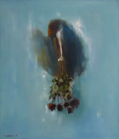 MEHMET YANGIR — “İzler”, 2010 "İzler" eseri MEHMET YANGIR tarafından 2010 yılında 70x60 cm ölçülerinde Tuval üzeri yağlı boya tekniği ile yapılmıştır.