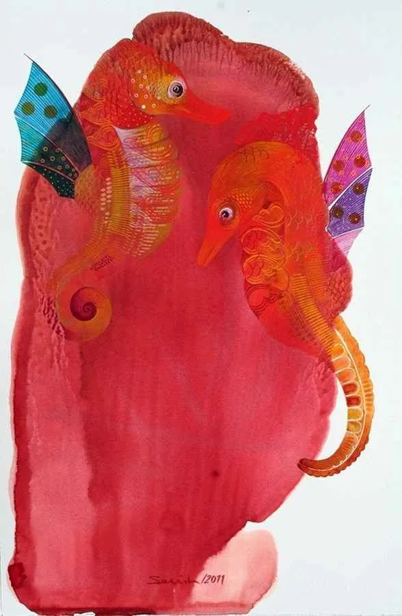 yakınlaştır "Pinalı" eseri SEMİH KAPLAN tarafından 2011 yılında 56x40 cm ölçülerinde Kağıt üzeri sulu boya tekniği ile yapılmıştır.