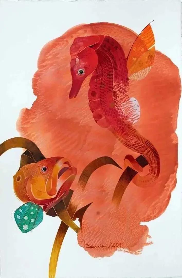 yakınlaştır "Pinalı" eseri SEMİH KAPLAN tarafından 2011 yılında 56x40 cm ölçülerinde Kağıt üzeri sulu boya tekniği ile yapılmıştır.