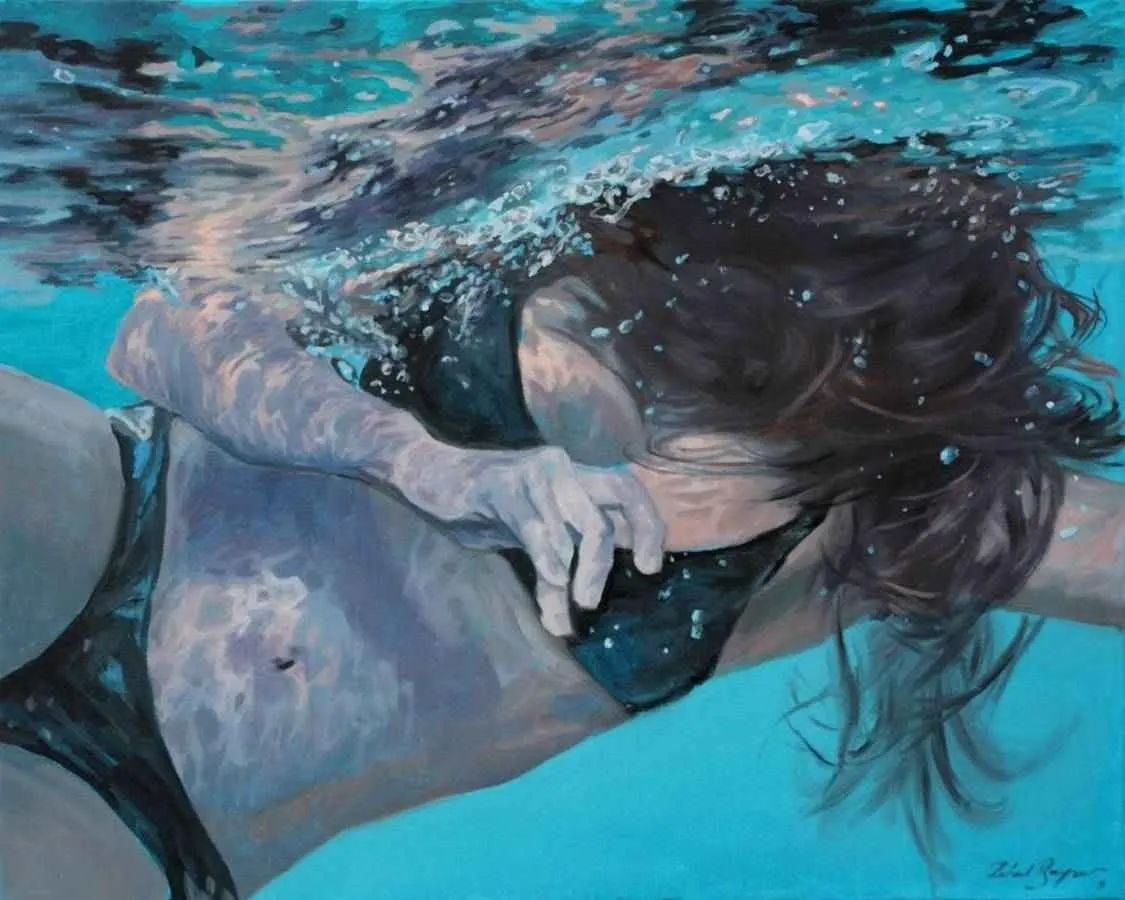 "yansıma" eseri ZUHAL BAYSAR tarafından 2011 yılında 80x100 cm ölçülerinde Tuval üzeri yağlı boya tekniği ile yapılmıştır.