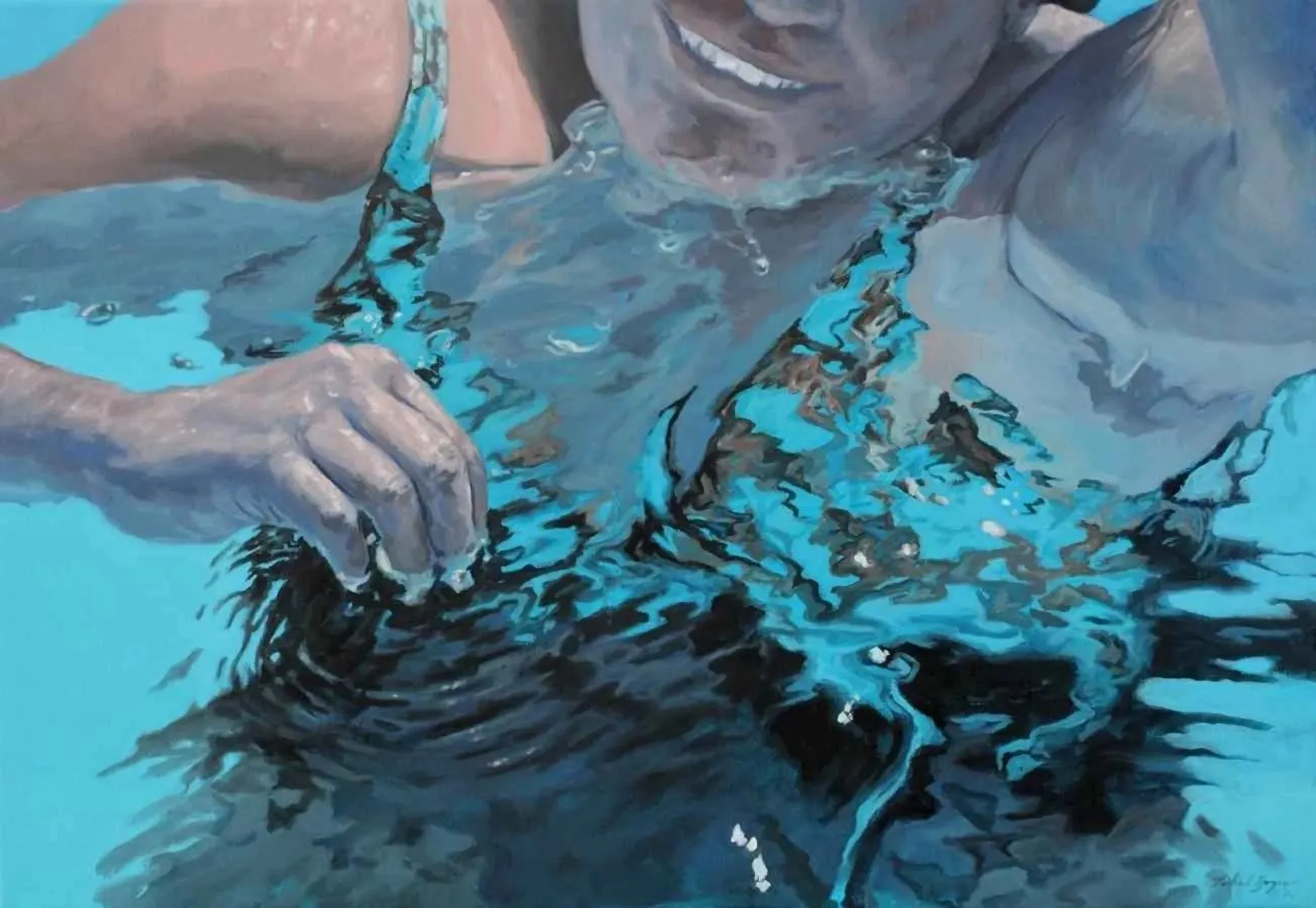 "davet" eseri ZUHAL BAYSAR tarafından 2011 yılında 170x200 cm ölçülerinde Tuval üzeri yağlı boya tekniği ile yapılmıştır.