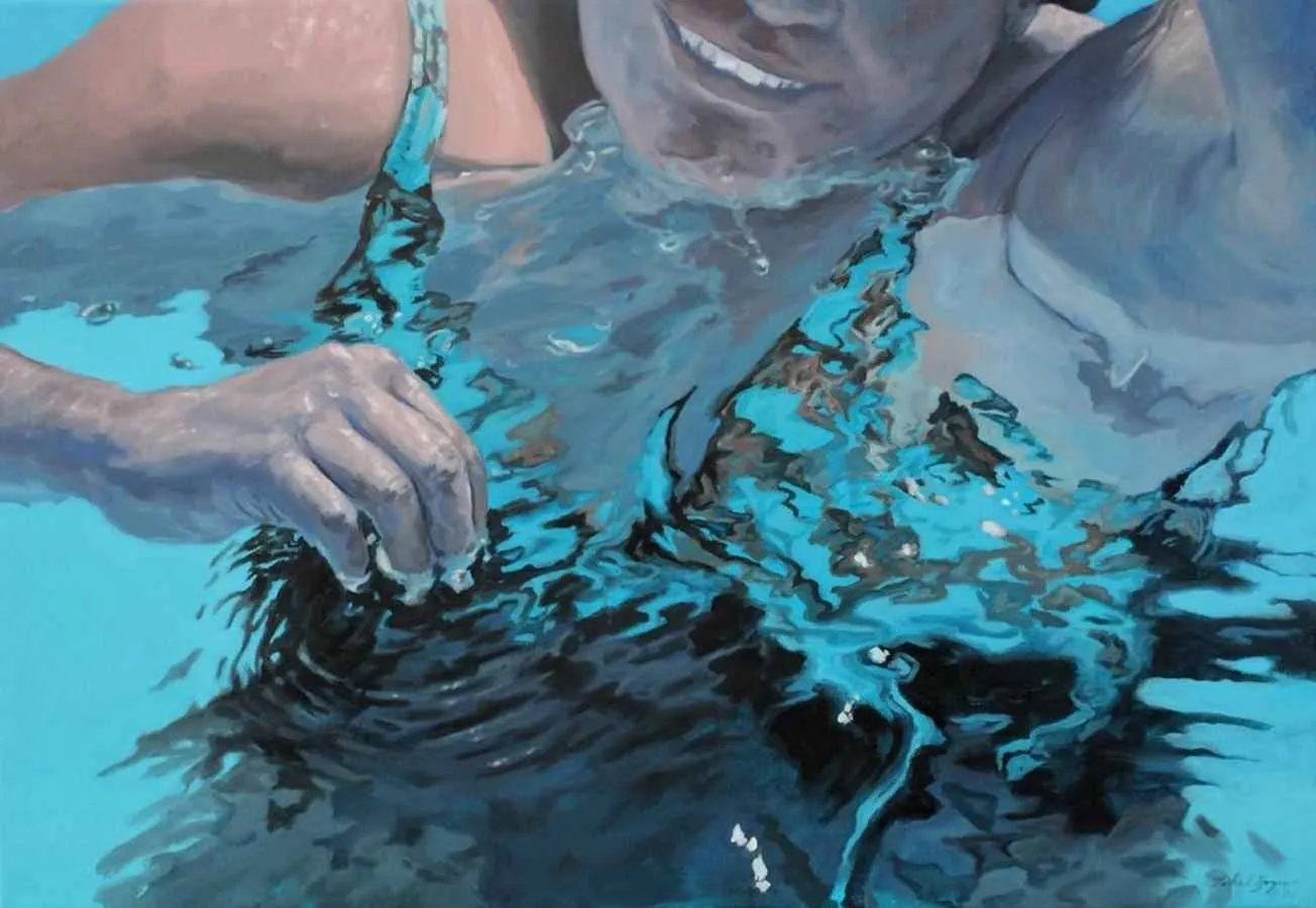 "davet" eseri ZUHAL BAYSAR tarafından 2011 yılında 170x200 cm ölçülerinde Tuval üzeri yağlı boya tekniği ile yapılmıştır.