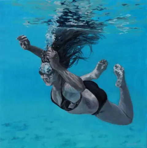 "özgürlük" eseri ZUHAL BAYSAR tarafından 2011 yılında 90x90 cm ölçülerinde Tuval üzeri yağlı boya tekniği ile yapılmıştır.