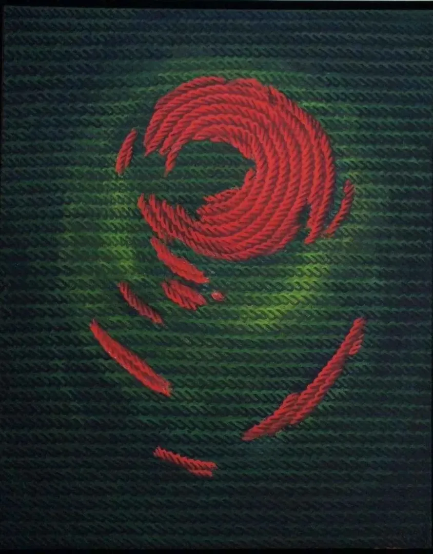 "Tutulmalar-II" eseri AHMET YEŞİL tarafından 2011 yılında 85x65 cm ölçülerinde Tuval üzeri yağlı boya tekniği ile yapılmıştır.